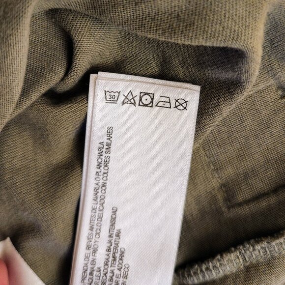 Roots Cotton Cooper Beaver Forest Green T-shirt sz M Very Soft - Picture 6 of 11